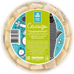 Сельдь Kingfish Традиционная тихоокеанская слабосоленая в масле с укропом филе-кусочки, 180г