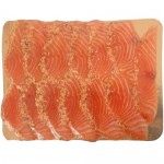 Лосось атлантический ломтики слабосоленые с пряностями