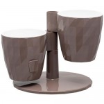 Кашпо для цветов Дуэт Ruby ВМС, 1л