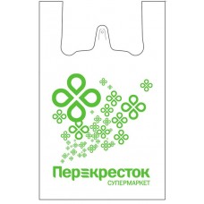 Пакет-майка Перекрёсток, 35х55см в магазинах Перекресток