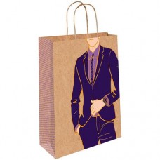 Пакет подарочный Арт и Дизайн ВС, 20х24х10.2см в магазинах Перекресток