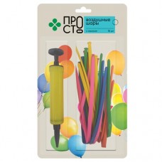 Набор воздушных шаров с механическим насосом, 10 шт в магазинах Перекресток