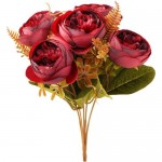 Пионы искусственные 30см Маркет