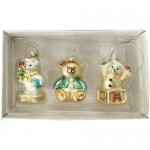 Набор ёлочных украшений Медвежата Маркет, 3шт