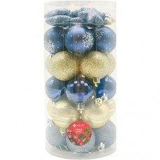 Набор ёлочных украшений Полярная Ночь Маркет, 35шт в магазинах Перекресток