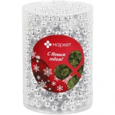 Украшение новогоднее декоративное Бусы Маркет в магазинах Перекресток