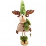 Фигурка декоративная Лось В Шапке Маркет