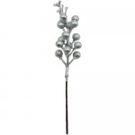 Украшение Ветка-гроздь новогодняя декоротивная Маркет