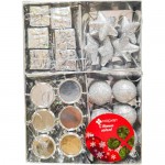 Набор ёлочных украшений Канун Рождества Маркет, 24шт