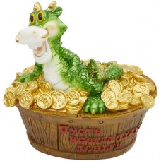 Фигурка-копилка декоративная Дракоша Маркет в магазинах Перекресток