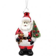 Украшение ёлочное Дед Мороз Маркет, 12см в магазинах Перекресток