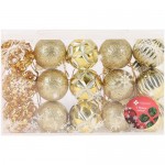 Набор ёлочных шаров Зимний орнамент в ассортименте Маркет Набор ёлочных шаров Зимний орнамент в ассортименте Маркет