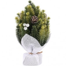 Фигурка декоративная Ель искусственная Маркет, 17см в магазинах Перекресток