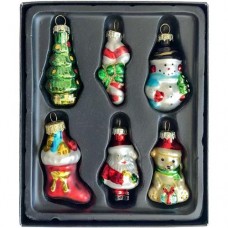 Набор ёлочных украшений Новогодние фигурки Маркет, 6шт в магазинах Перекресток