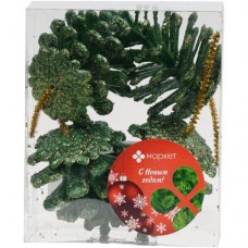 Набор ёлочных украшений Шишки Маркет, 4шт в магазинах Перекресток