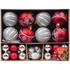 Набор ёлочных украшений Хоровод Маркет, 36шт в магазинах Перекресток