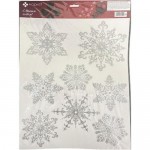 Наклейки декоративные Снежинки Маркет