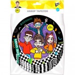 Набор тарелок ND Play бумажных одноразовых 307748 18см, 6шт