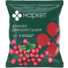 Клюква дикорастущая быстрозамороженная Маркет, 300г в магазинах Перекресток