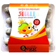 Яйцо перепелиное Qegg для детского питания столовое, 20шт в магазинах Перекресток