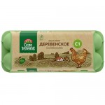Яйцо Село Зеленое Деревенское С1, 10шт