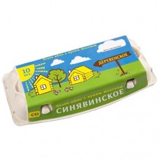 Яйцо куриное Синявинская ПФ Деревенское пищевое столовое СО, 10шт в магазинах Перекресток