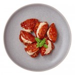 Томаты вяленые фаршированные сливочным сыром в масле Шеф Перекрёсток, 250г