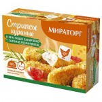 Стрипсы куриные Мираторг с сыром и розмарином, 340г