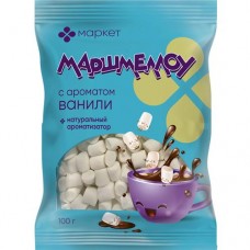 Маршмеллоу Мини с ароматом ванили Маркет, 100г в магазинах Перекресток