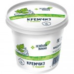 Сыр Кремчиз с травами мягкий сливочный 70% Зелёная Линия, 140г