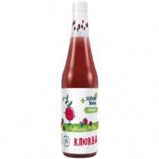 Напиток морсовый Клюква с мякотью безалкогольный Зелёная Линия, 510л в магазинах Перекресток