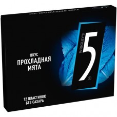 Жевательная резинка Five Frost Прохладная мята, 31.2г в магазинах Перекресток