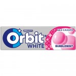 Жевательная резинка Orbit White Bubblemint, 13.6г