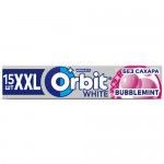 Жевательная резинка Orbit XXL White Bubblemint без сахара драже, 20.4г
