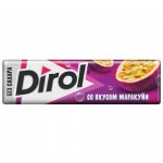 Жевательная резинка Dirol Маракуйя без сахара, 13.6г