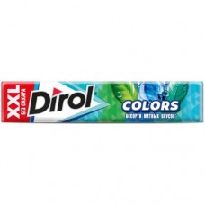 Жевательная резинка Dirol Colors XXL ассорти мятных вкусов без сахара, 19г в магазинах Перекресток