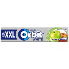 Жевательная резинка Orbit XXL Белоснежный Сочное яблоко без сахара, 20.4г в магазинах Перекресток