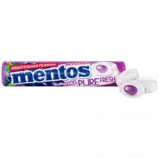 Жевательная резинка Mentos Pure Fresh Виноград, 15.5г в магазинах Перекресток