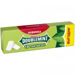 Жевательная резинка Wrigleys Doublemint мята и ментол, 13.6г