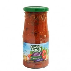 Баклажаны Global Village, обжаренные с овощами; в аджике, 510 г в магазинах Пятерочка