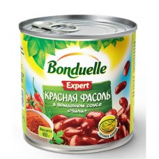 Фасоль Bonduelle Красная в томатном соусе чили 400г в магазинах Пятерочка