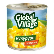 GL.VILLAGE Кукуруза сахарная ж/б 340г в магазинах Пятерочка