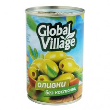 Оливки Мансан, Global Village, 300 г в магазинах Пятерочка