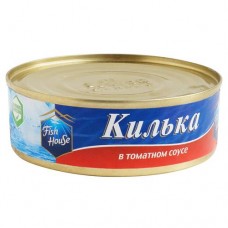 КИЛЬКА Балтийская обжаренная в т/с.ж/б 240г Fish House в магазинах Пятерочка