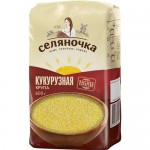 Крупа СЕЛЯНОЧКА кукурузная шлифованная 600г