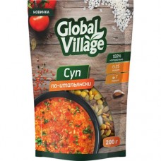 Смесь GLOBAL VILLAGE Суп по-итальянски натуральная 200г в магазинах Пятерочка