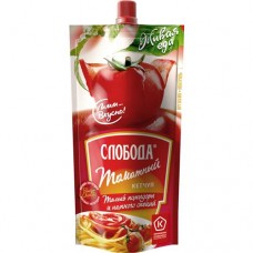 Кетчуп Слобода томатный 320г в магазинах Пятерочка