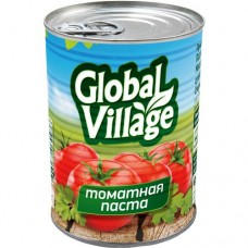 Паста томатная Global village 25% ж/б 380 г в магазинах Пятерочка