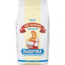 Мука Пышечка, пшеничная, хлебопекарная, высший сорт, 2 кг в магазинах Пятерочка
