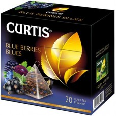 Blue Berries Blues черный аромат. Лист. чай с черной смор., ежевикой, черникой и лепест. цветков василька в пирам. 20 X 1.8 г в магазинах Пятерочка